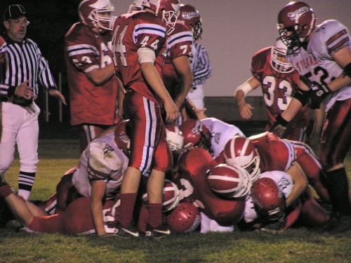 A fumble recovery