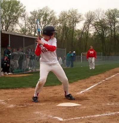 Heather Andersen at bat