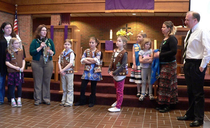 Girl Scout Sunday with Troop 1504 – thecity1