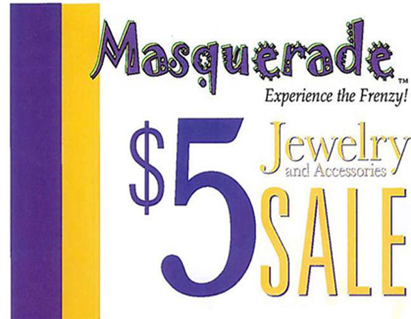 Masquerade Jewerly Sale generic