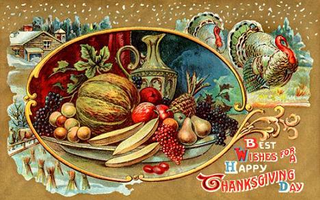 Thanksgiving postcard