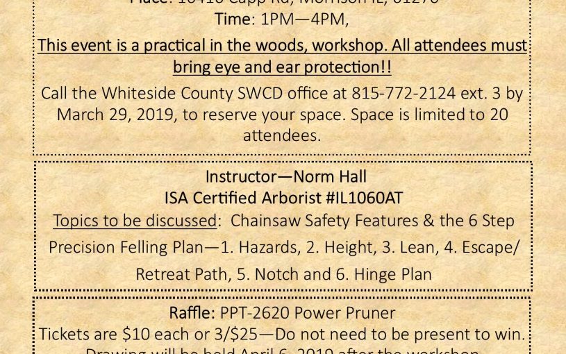 2019ChainsawSeminar