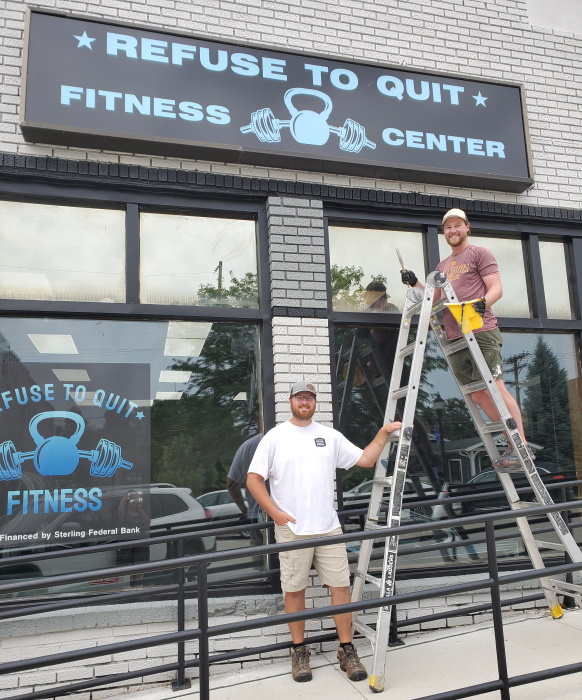 New Paint for Refuse To Quit Fitness Center – thecity1